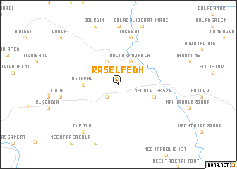 map of Râs el Fedh