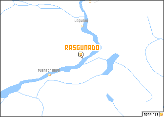 map of Rasguñado