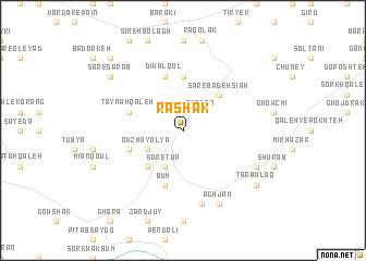 map of Rāshak