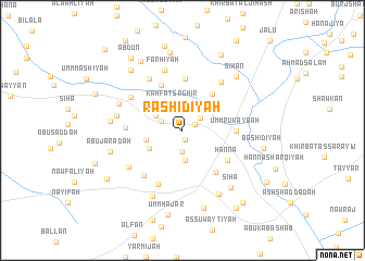 map of Rashīdīyah