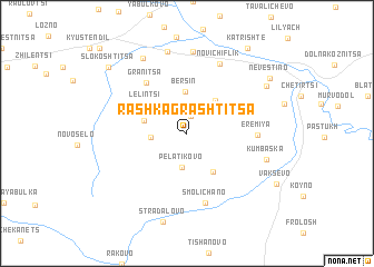 map of Rashka Grashtitsa