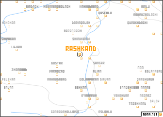 map of Rashkand