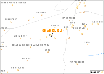 map of Rashkord