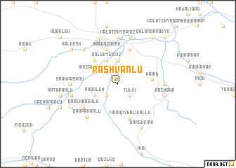 map of Rashvānlū