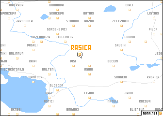 map of Rasica