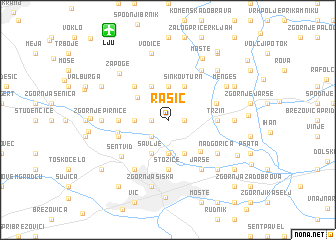 map of Rašić