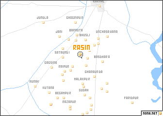 map of Rasīn