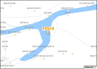 map of Raska