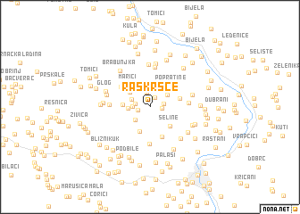 map of Raskršće