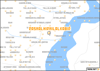 map of Rasm al Hirmil al Kabīr