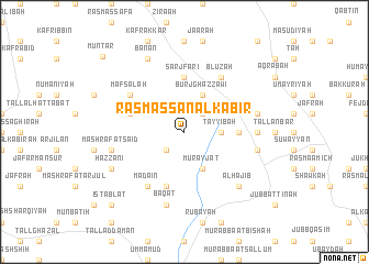 map of Rasm ‘Assān al Kabīr