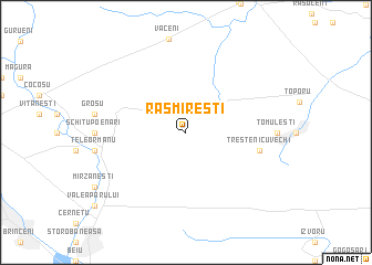 map of Răsmireşti