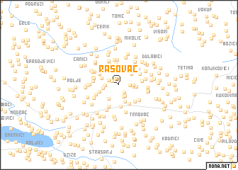 map of Rasovac