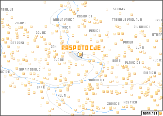 map of Raspotočje