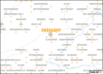 map of Raßdorf