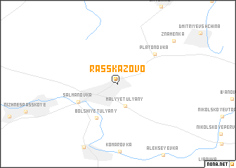 map of Rasskazovo