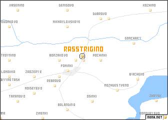 map of Rasstrigino
