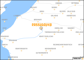 map of Rassudovka