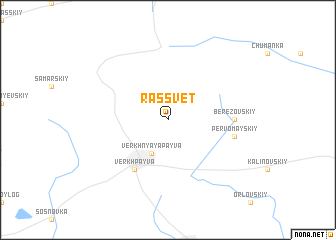 map of Rassvet