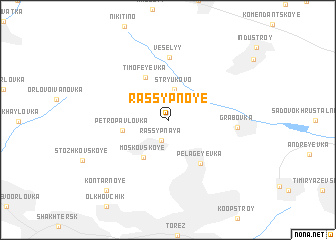 map of Rassypnoye