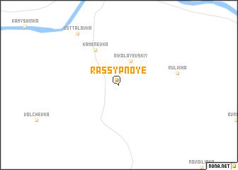 map of Rassypnoye