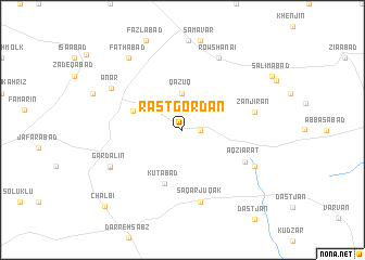 map of Rāstgordān