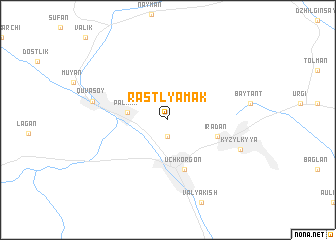 map of Rastlyamak