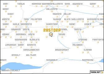 map of Rastorp