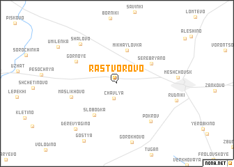 map of Rastvorovo