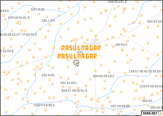 map of Rasulnagar