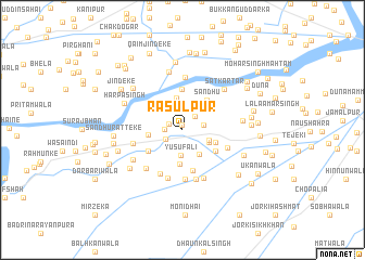 map of Rasūlpur