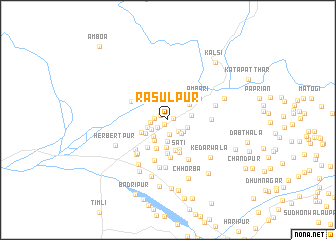 map of Rasūlpur