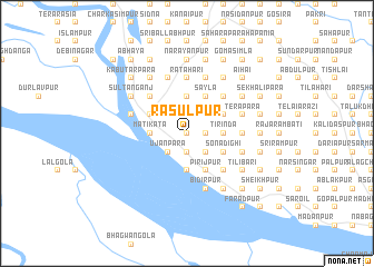 map of Rasūlpur