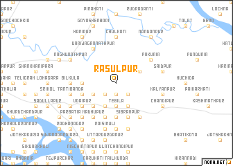 map of Rasūlpur