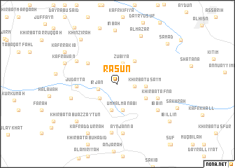 map of Rāsūn