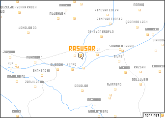 map of Rāsūsar