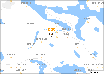 map of Rås