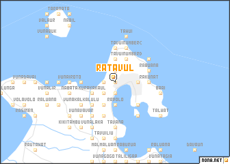 map of Ratavul