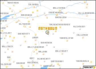 map of Rathbaun