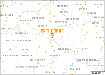 map of Rathcoran