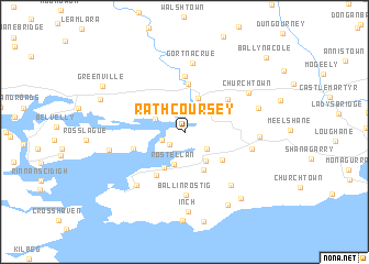 map of Rathcoursey