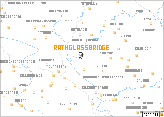 map of Rathglass Bridge