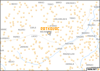 map of Ratkovac