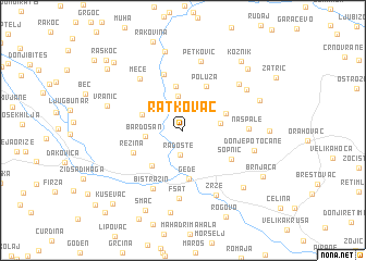 map of Ratkovac