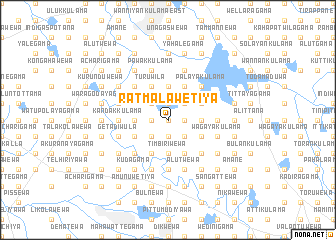 map of Ratmalawetiya