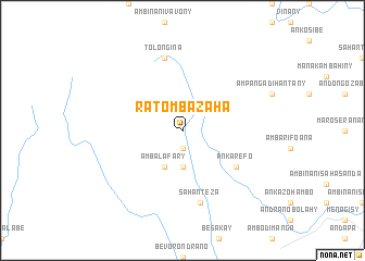 map of Ratombazaha