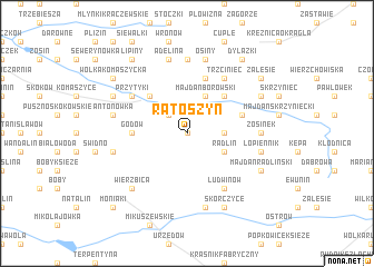 map of Ratoszyn