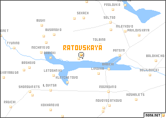 map of Ratovskaya