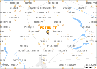 map of Ratowice