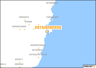 map of Ratsianarana